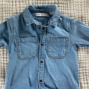 Zara kids denim shirt, 18-24 months